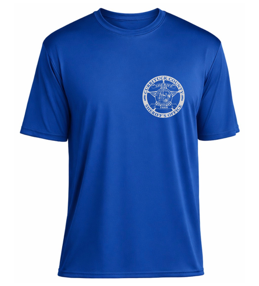 Royal Blue Cooling Performance Short Sleeve with full color graphics